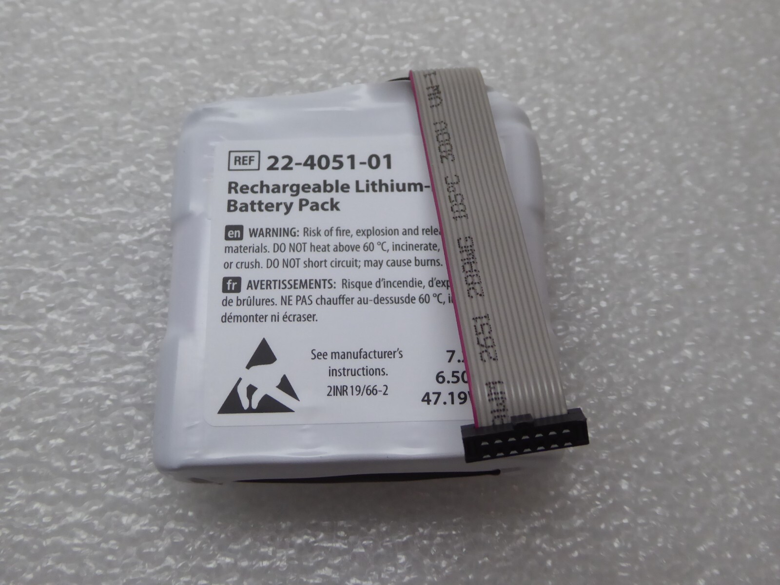 Medfusion 4000 Pump Rechargeable Lithium-Ion Battery 7.26V 6.50Ah 47.19Wh