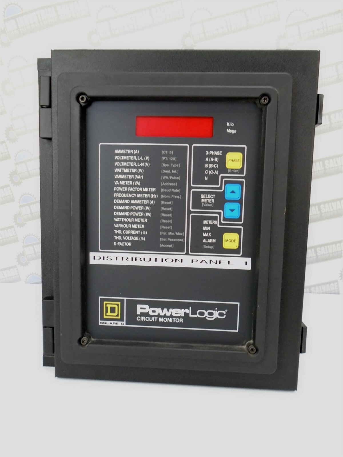 SQUARE-D PowerLogic Circuit Monitor 3020 CM-2150 with 3090-VPM-277-C1 - (TESTED)