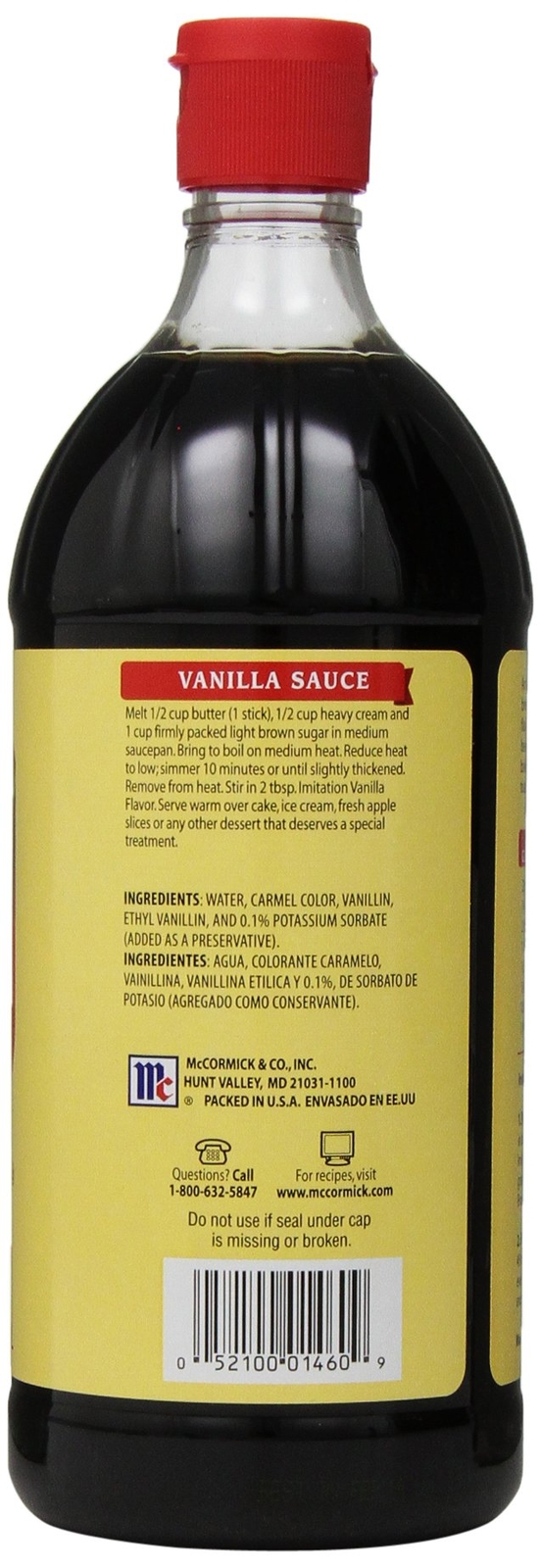 Mccormick Imitation Vanilla Flavor, 32 Ounce