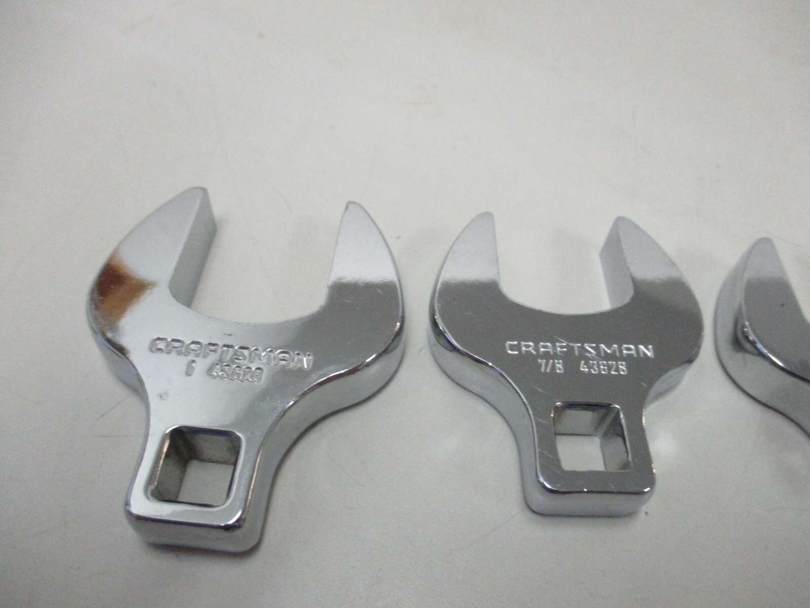 Craftsman 10pc 3/8 Drive SAE Crowfoot Wrench Set 3/8 thru 1"