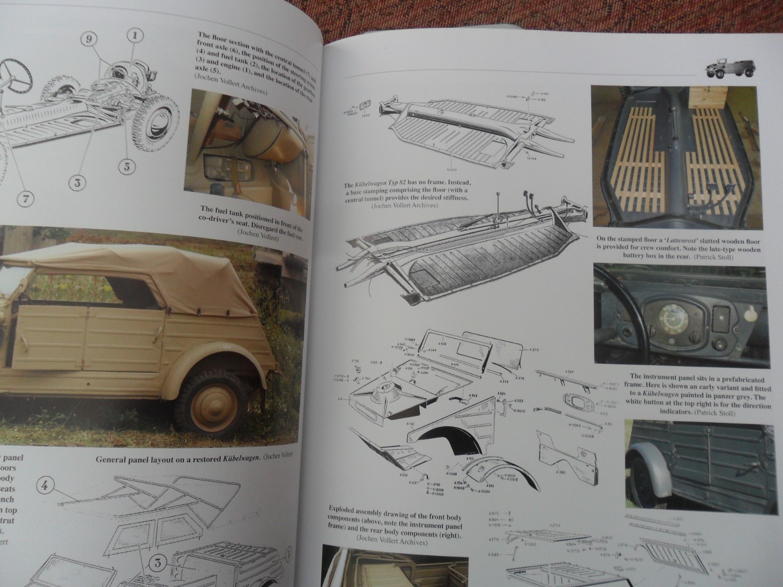 WWII German Army Book Kubelwagen on all Frontlines Volkswagen Type 82