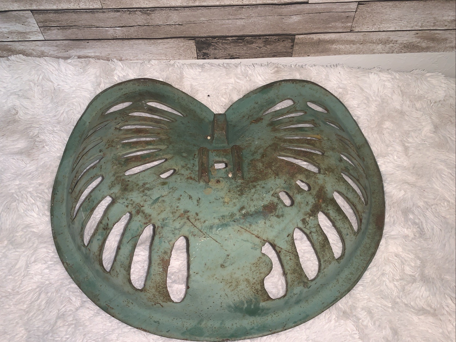 Vintage Cast Iron Tractor Seat By John Deer 1847