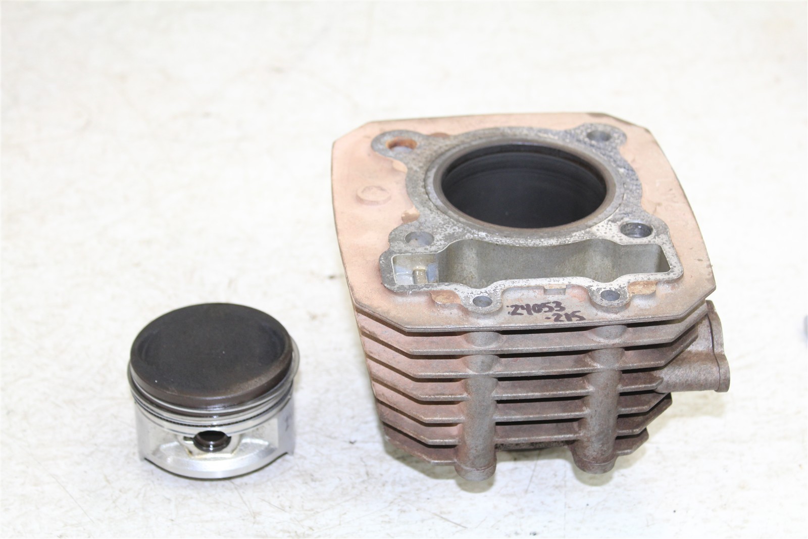 1998 Kawasaki Bayou 220 Engine Cylinder Jug w/ Piston 24053