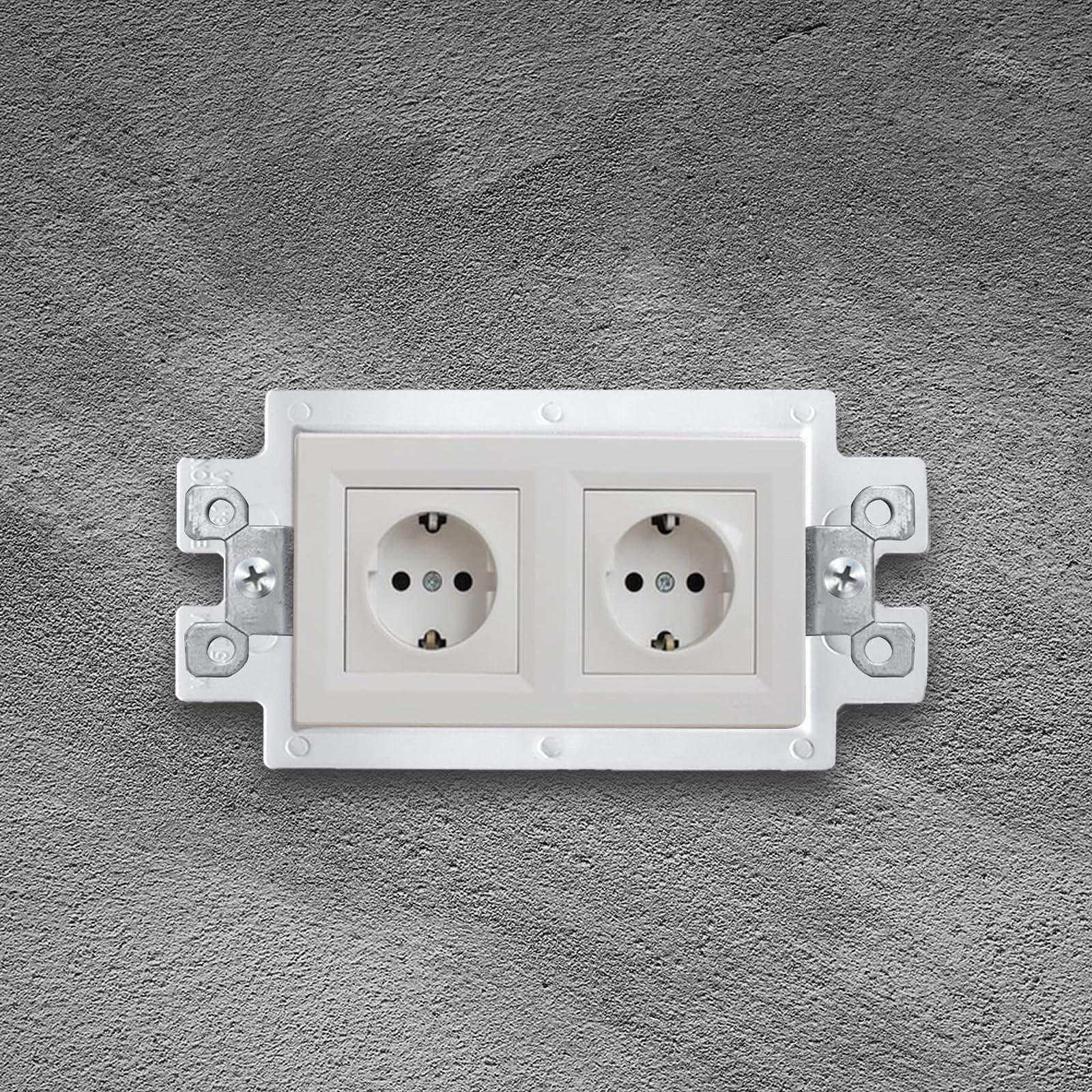 6 Pcs BE1-2 Electrical Outlet Box Extenders, Extender, 1 White