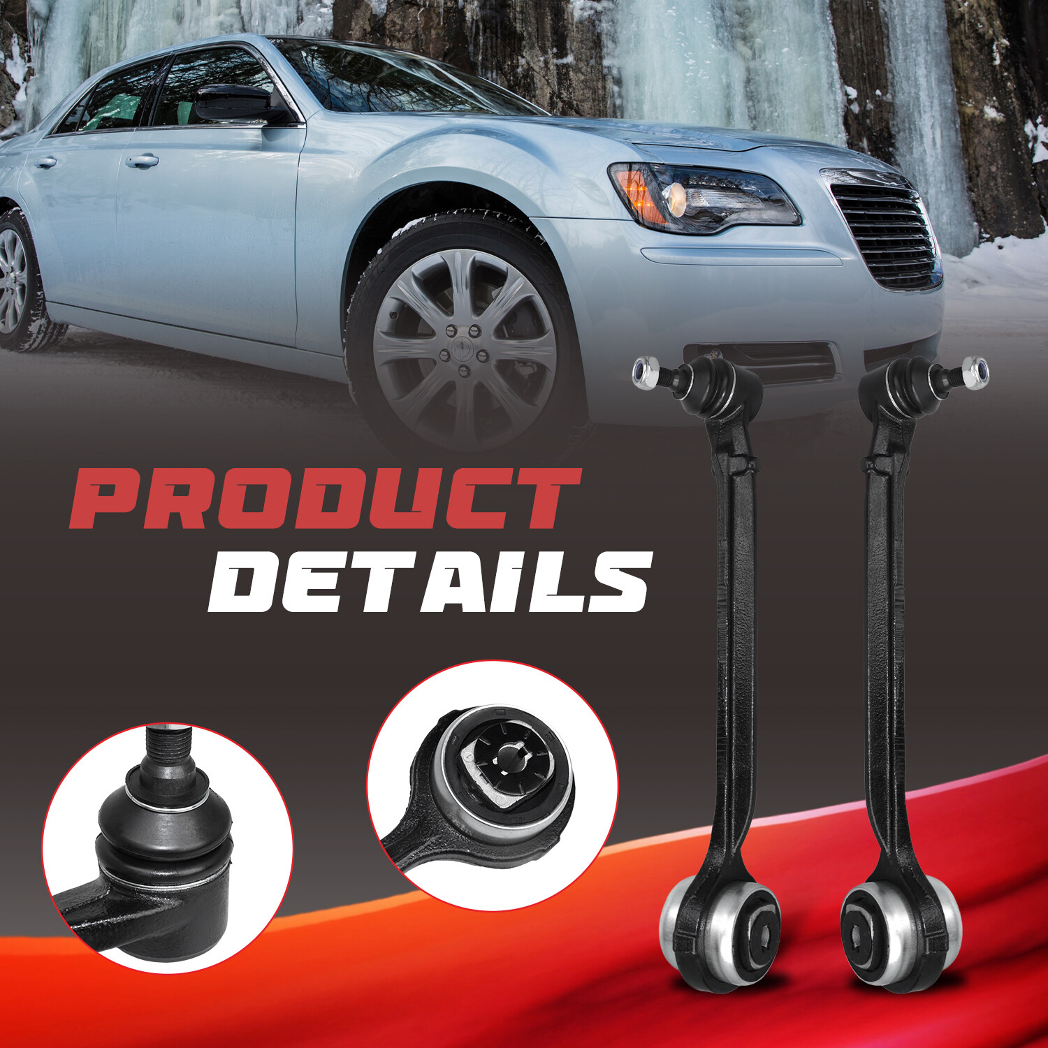 Front Lower Forward Rearward Control Arm for 2011-2019 Charger Chrysler 300 RWD