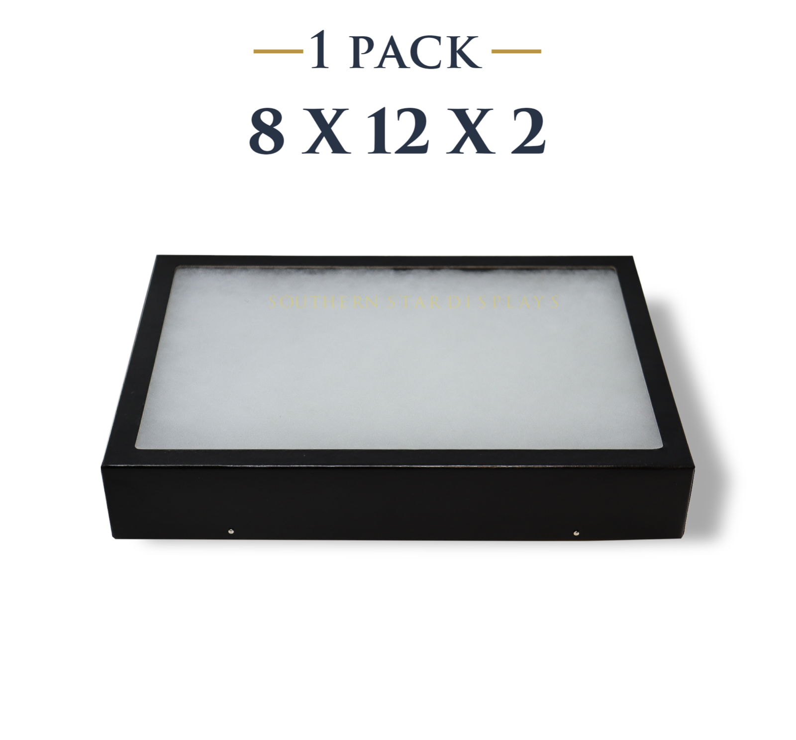 8 x 12 x 2 Riker Display Case Box for Collectibles Jewelry Arrowheads & More