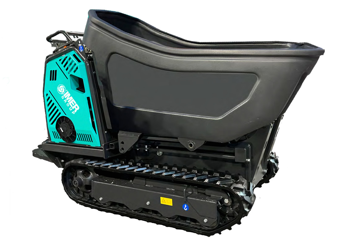 CLEARANCE! Tracked Concrete Buggy IMER Tracker 1624 | 16 Cu. Ft. Swivel Dump