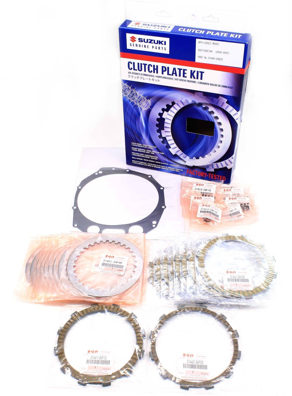 Clutch Kit 04-07 GSX1300 R Hayabusa Complete Spring Plates Gasket Set #H173