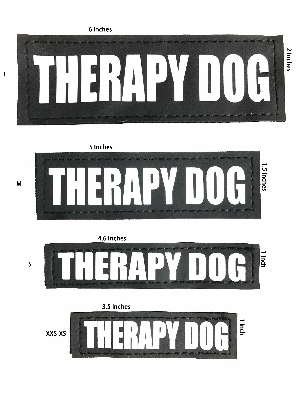 Reflective SERVICE DOG Patches,IN TRAINING,DO NOT PET, EMOTIONAL SUPPORT,THERAPY