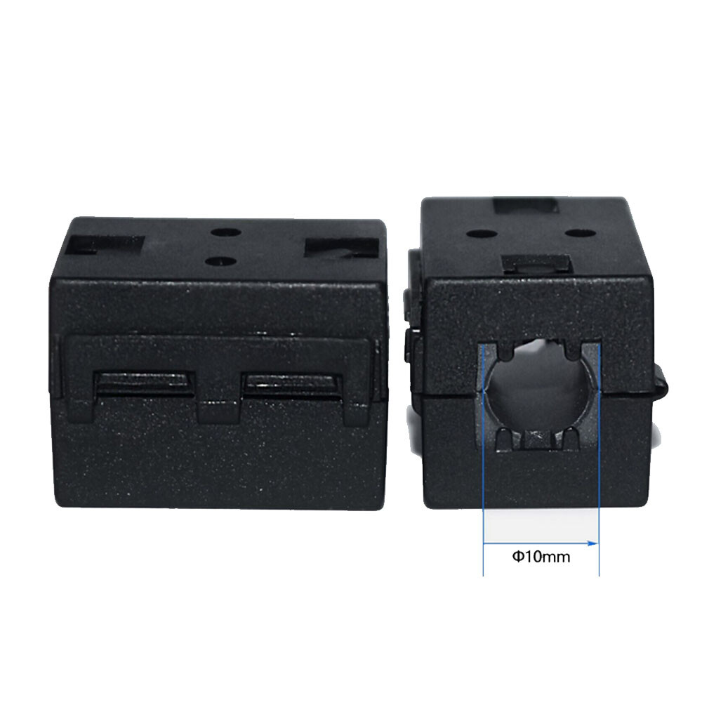 10 Pack Ferrite Beads Clip-on Ring Core RFI EMI Noise Filter Clamp Choke Coil US