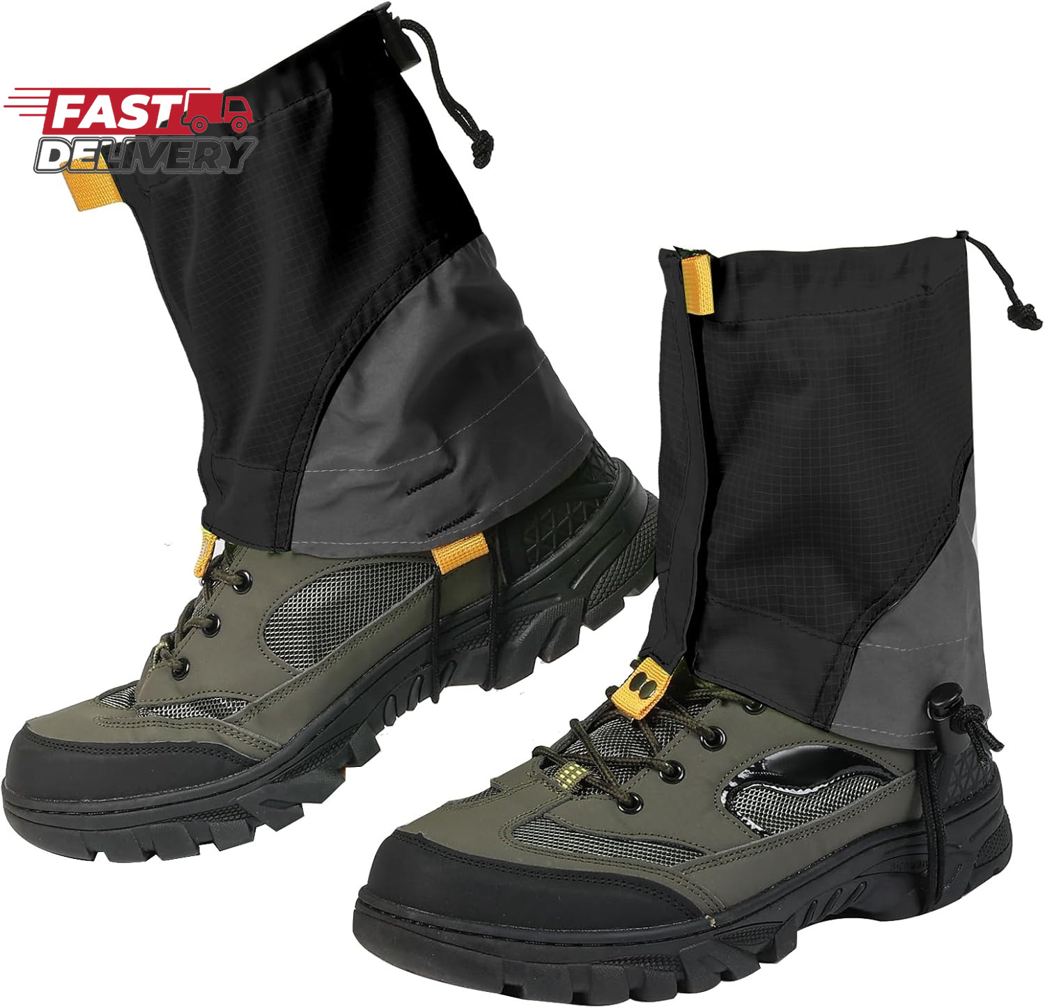 Waterproof Gators for Hiking Boots and Shoes Lightweight Adjustable Leg Gaiters