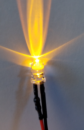 9 Volt LED Light - On/Off Switch - 5 Pack