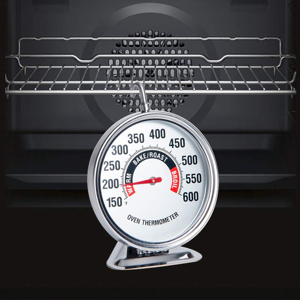 Extra Large 3" Oven Thermometer with Easy-Read Dial | 150-600°F Pro Accurate Tem