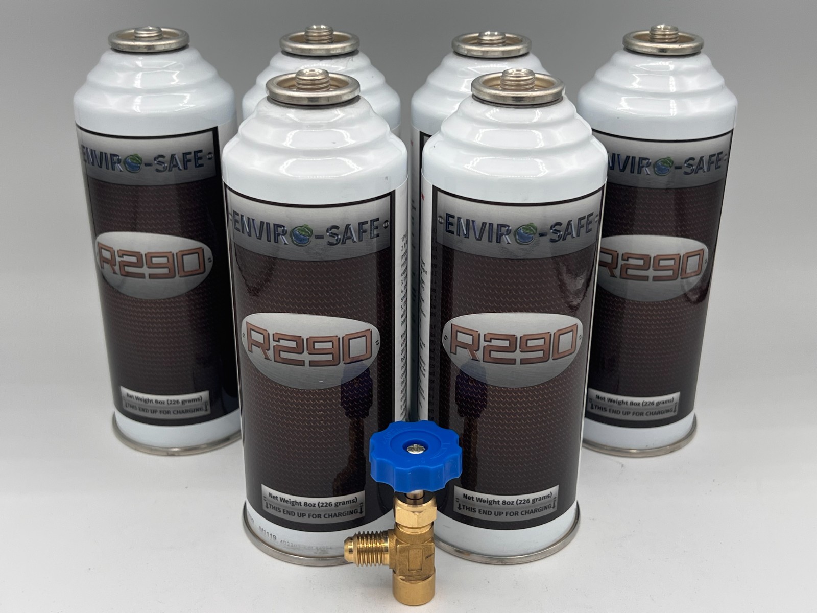 R290 Refrigerant - 6 Pack (Approved for Fridges, Freezers and Ice Makers)