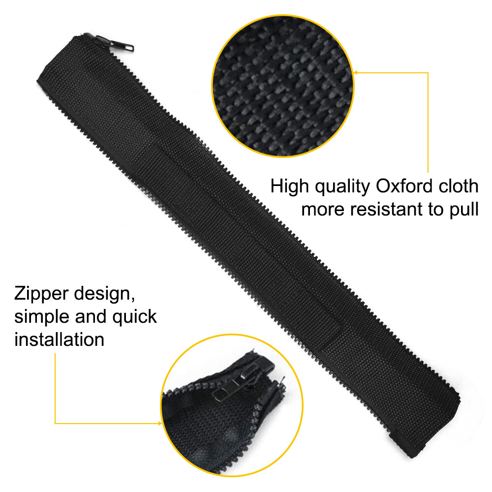 Door Limiting Straps for Jeep JK Wrangler JKU Door Strap with Zipper Black 2Pcs