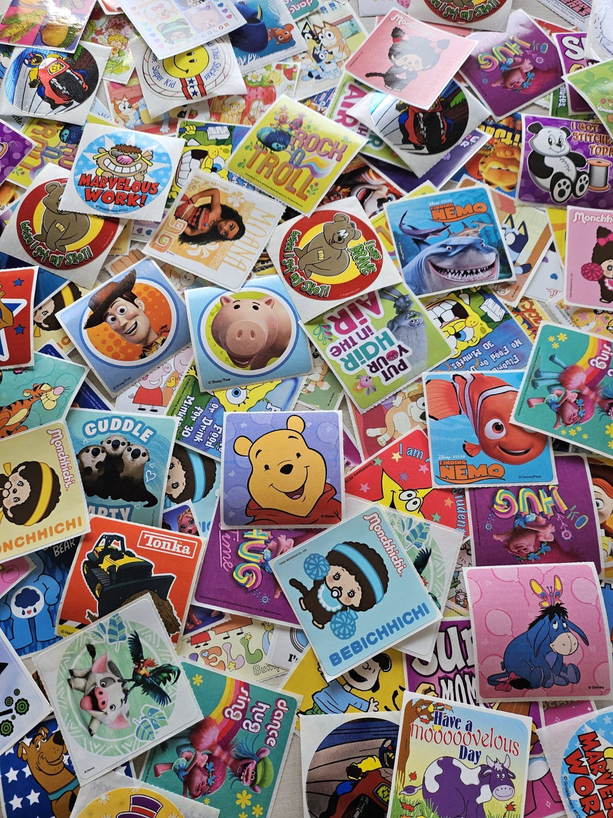Modern/Vtg Smilemakers Doctor Office Stickers Lot 12 Random Surprise Characters