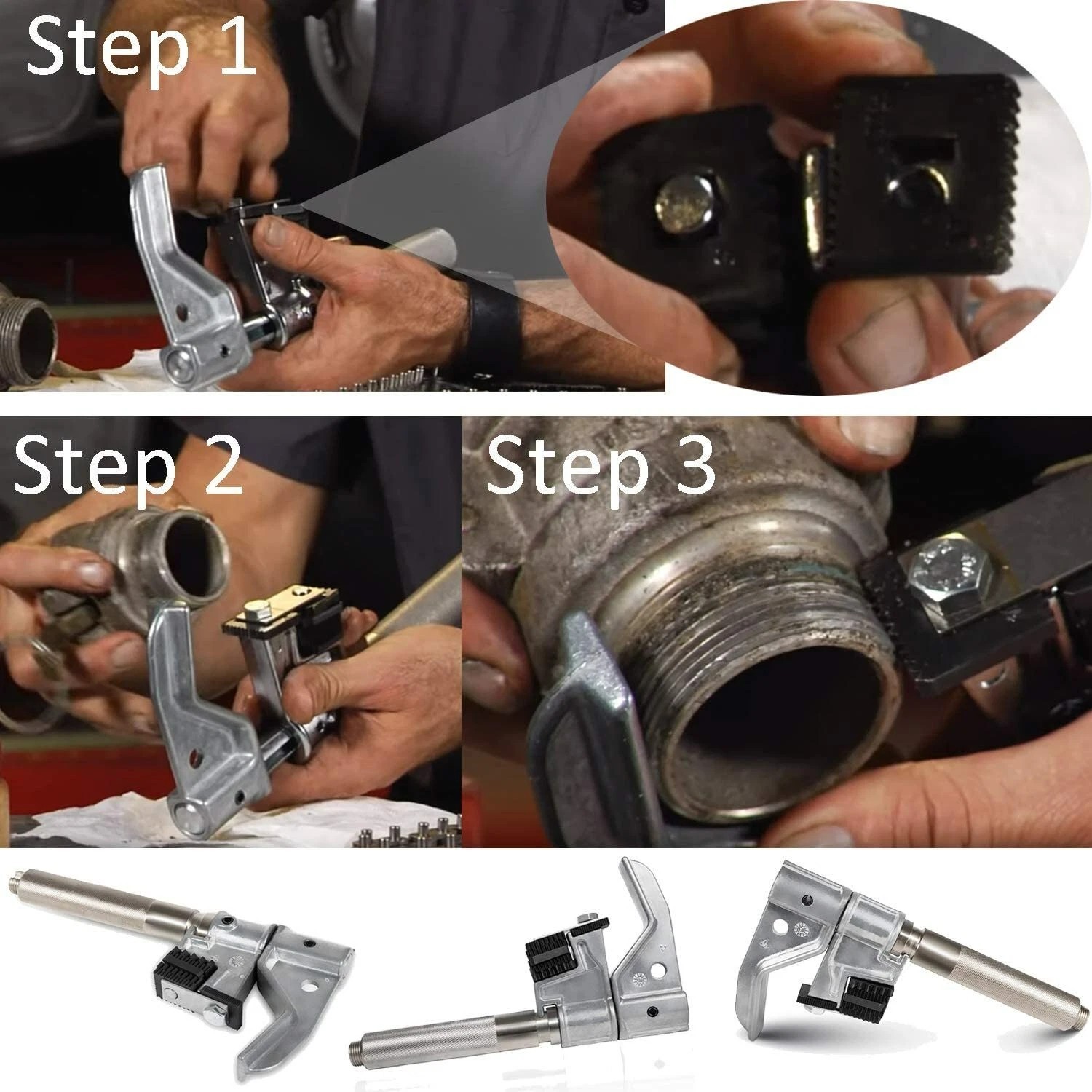 Universal Outside Thread Chaser with 6 Dies 216884 Use for 1-1/4” to 5” O.D NEW
