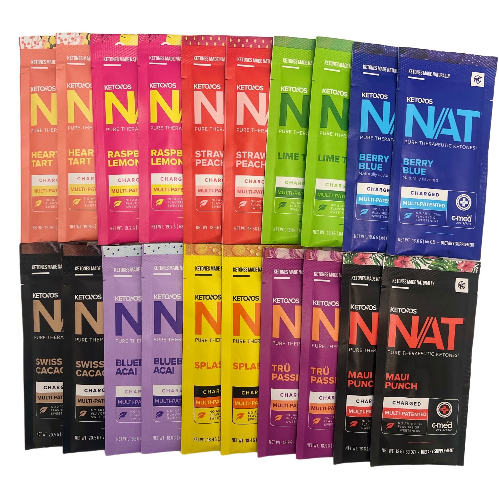 Pruvit Keto OS NAT KETONES Packs 5, 10 20 days Free Shipping