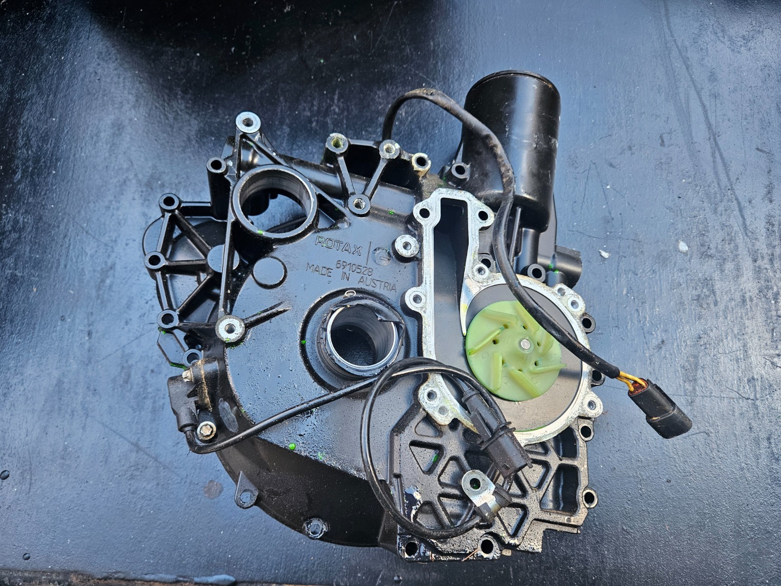 Sea Doo 2009 RXT 255 sc STATOR ASSY PTO COVER WITH UPDATED COOLING TUBE FOR SC