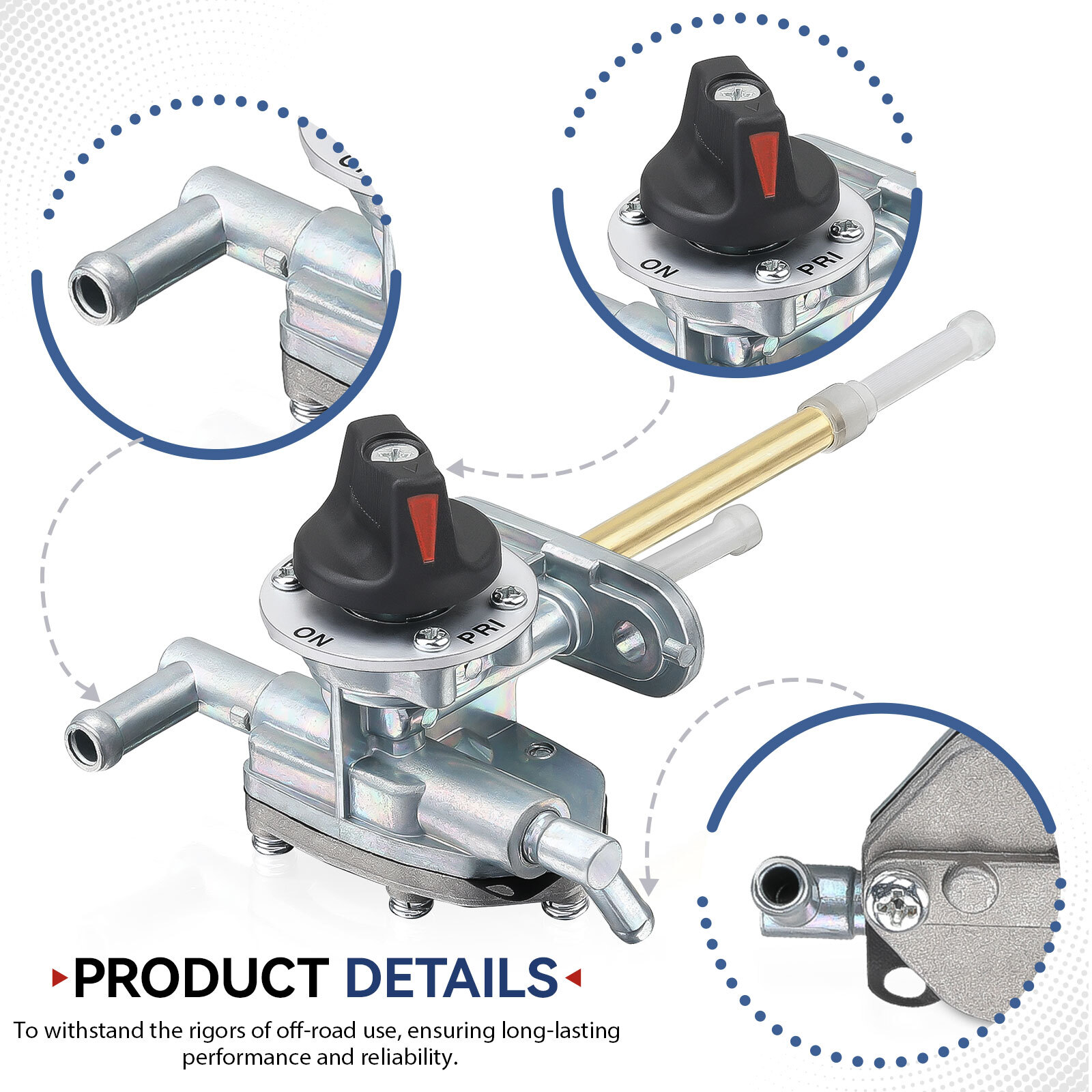 NEW 2002-2007 FOR SUZUKI EIGER LTA LTF 400 FUEL PETCOCK ON OFF VALVE 44300-38F03