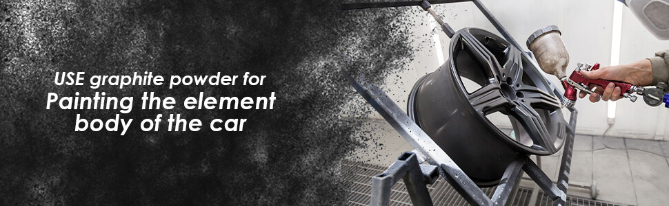 Graphite Powder Pure 44 microns - Uses include: dry lubricant, epoxy: 4 OZ