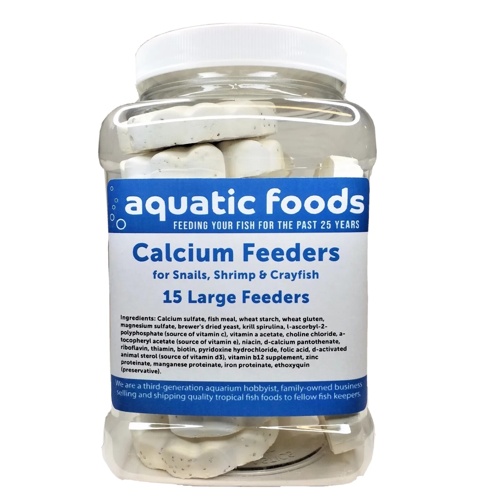Calcium Feeders for Shrimp, Snails, Crabs, Crayfish and all Tropical Fish