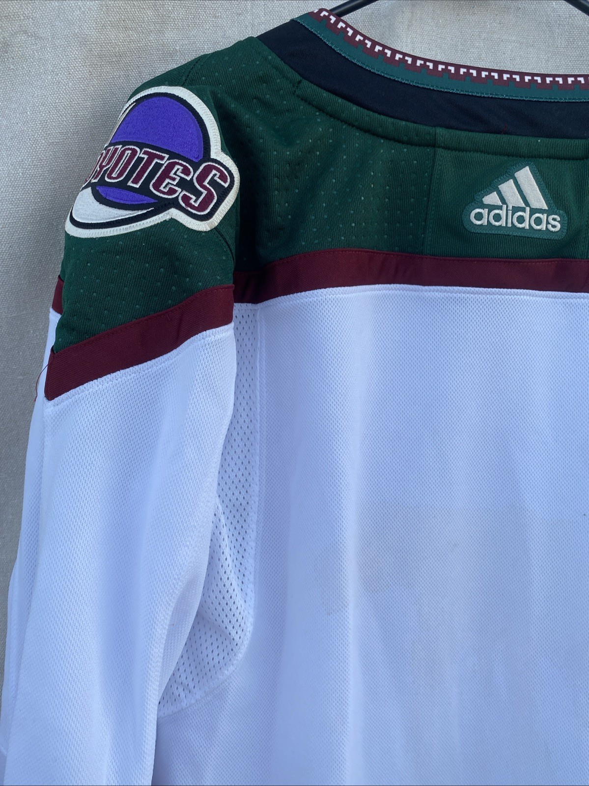 Arizona Coyotes Adidas Primegreen Away Kachina Jersey Size 50 Used ONCE w/ BOX