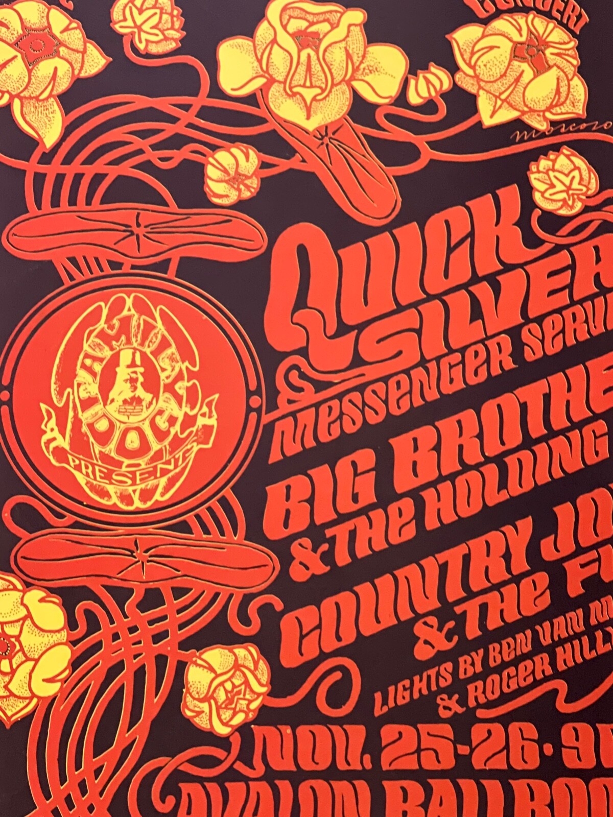 FD 36-3 Janis Joplin Thanksgiving Weekend 1966 Original Concert Poster Avalon