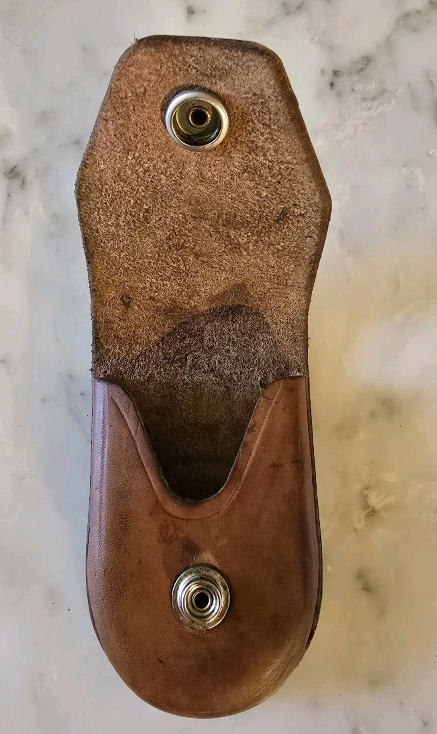 Vintage Yugo Military Brass Banjo Oiler For SKS W/Leather Pouch FREE SHIPPING