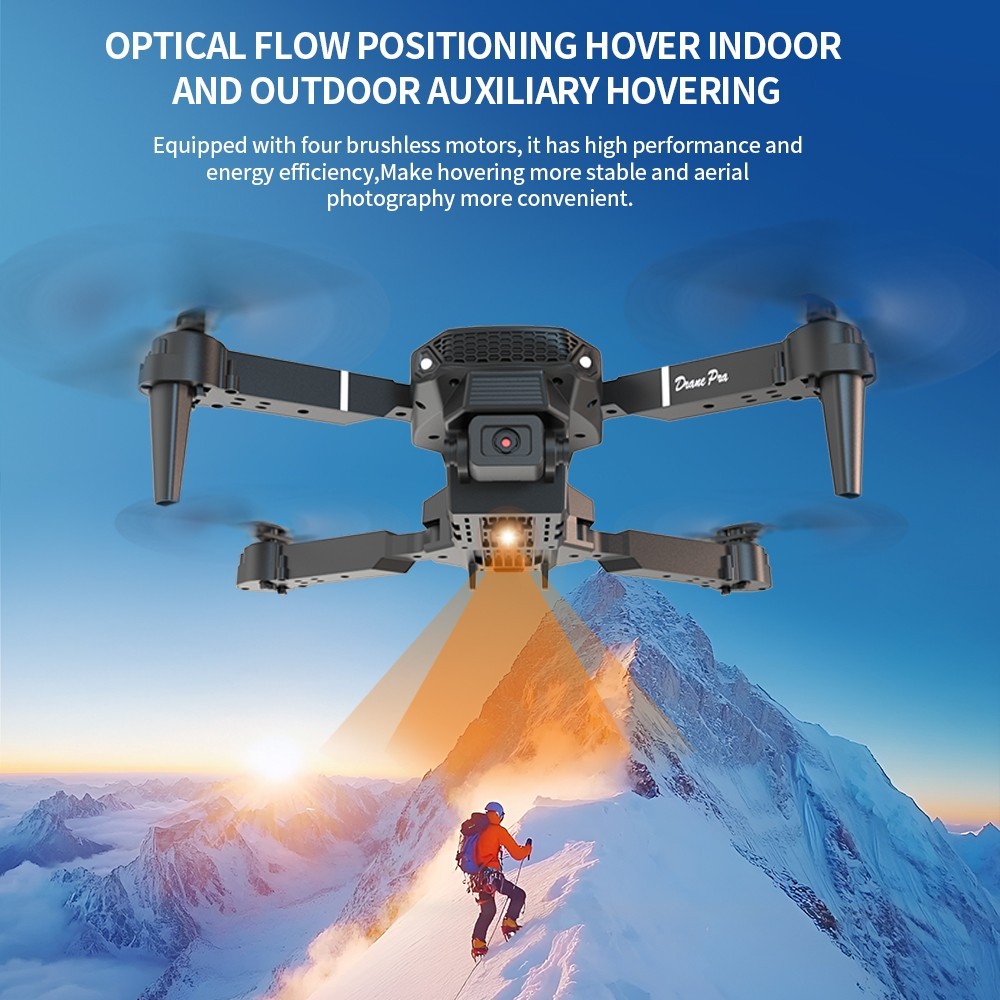 Drone 2025 4K HD Dual Camera WiFi FPV RC Foldable Quadcopter Remote With Screen