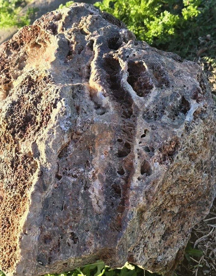 Large Heavy Raw Chunk Of Arizona Silver Copper Gold Ore Specimen 74.4 Lbs.