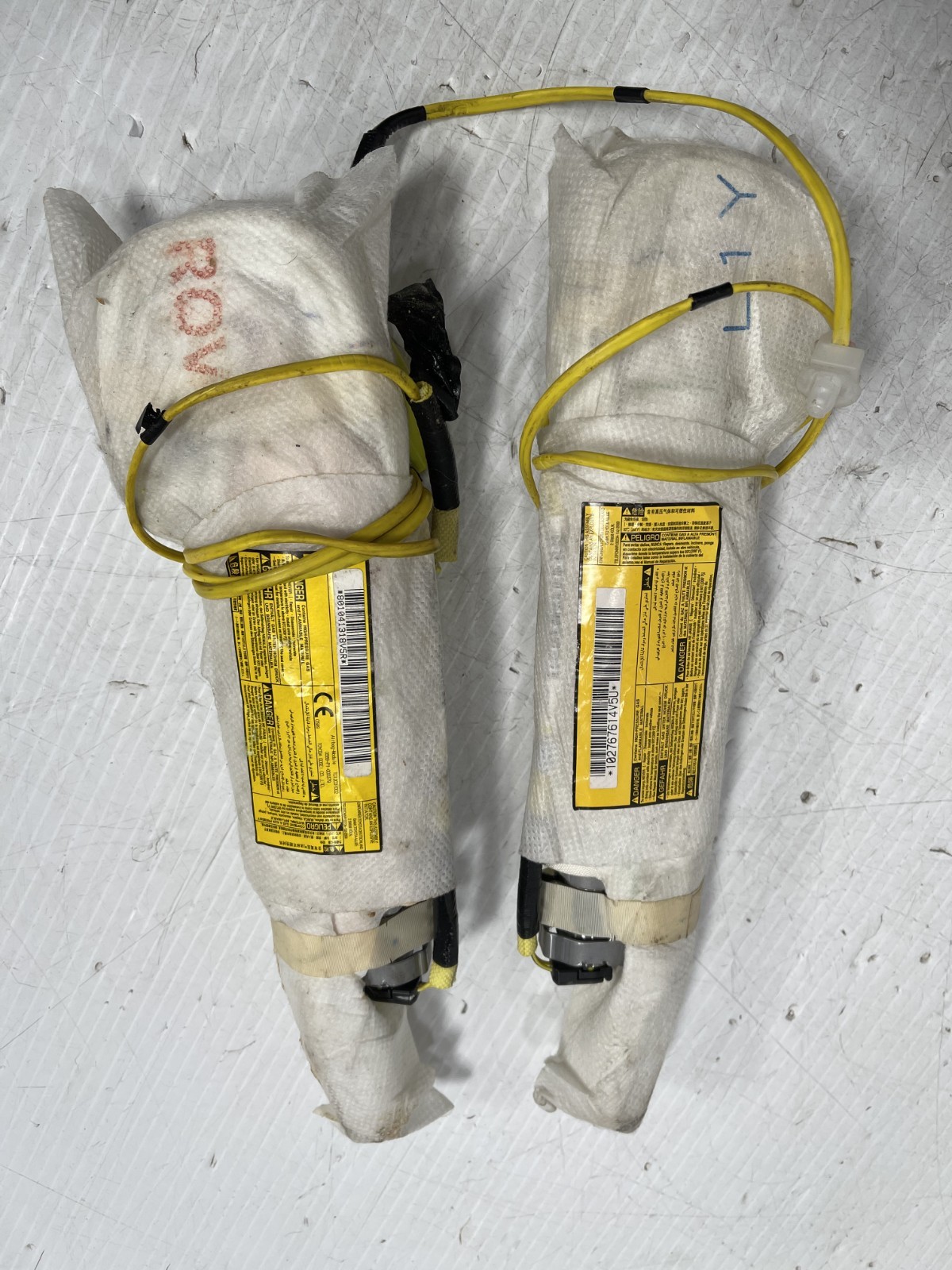 TOYOTA COROLLA 2014-2016 WHEEL, KNEE, LEFT & RIGHT ROOF AND SEATS AIRBAG OEM