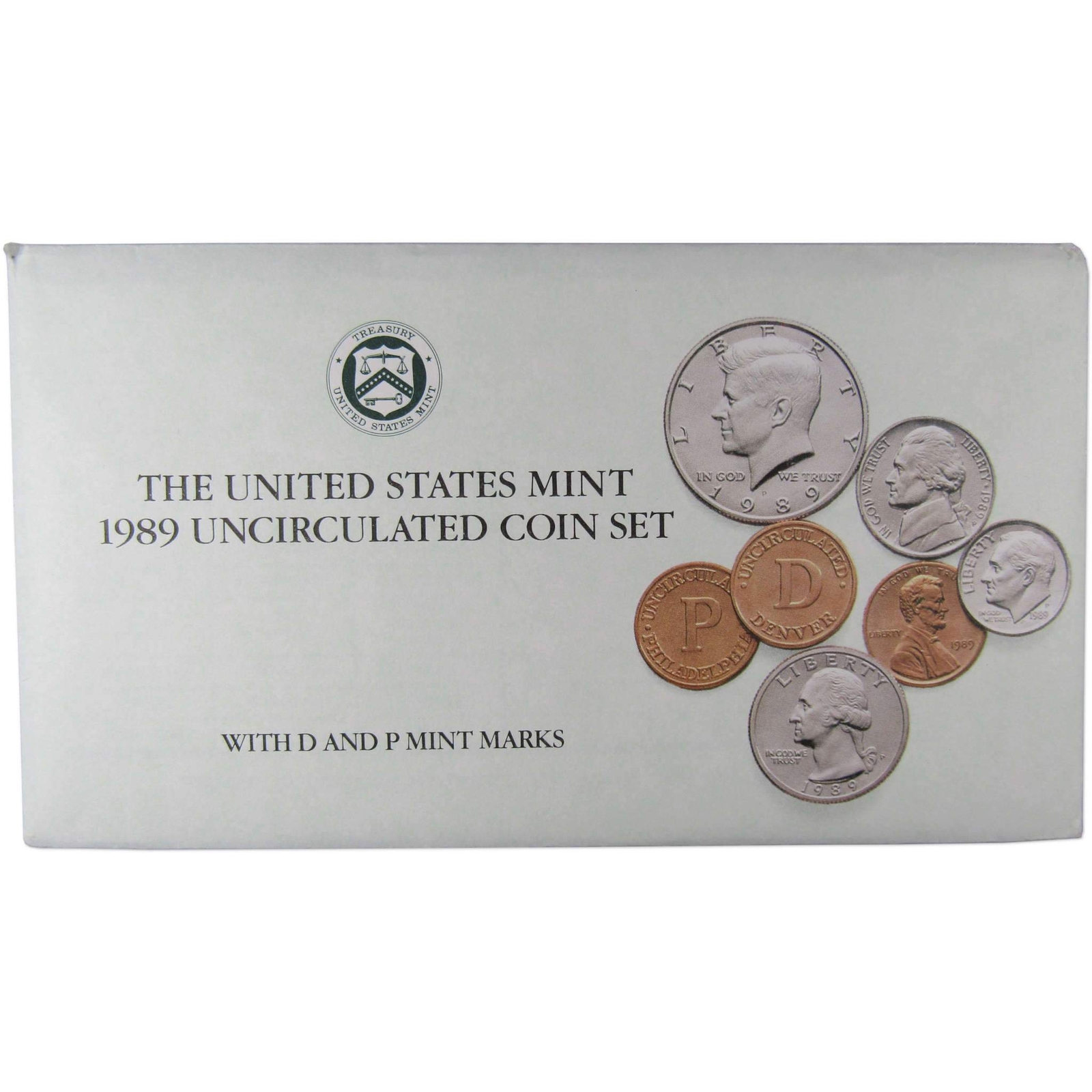 1989 Uncirculated Coin Set U.S Mint Original Government Packaging OGP
