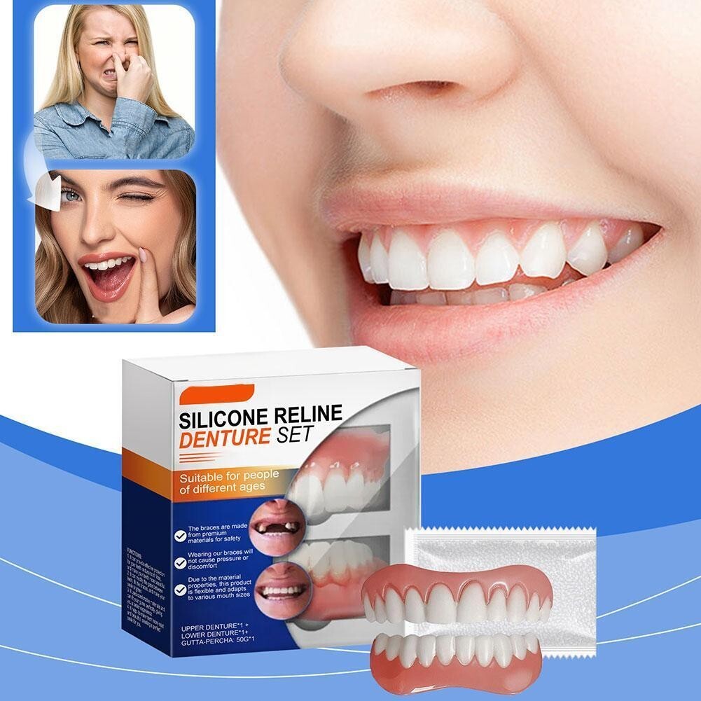 Silicone Relinedenture Set, Denture Reline Kit, Denture Set 2025 US