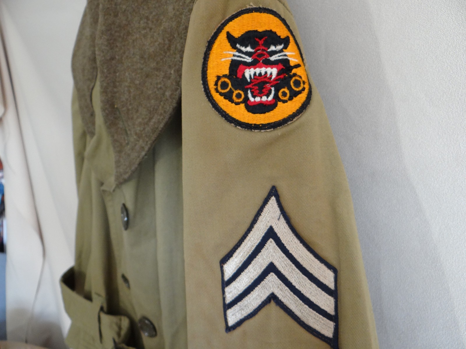 Original WWII 1941 US Army Tank Destroyer M-1938 MACKINAW Jacket Size 40