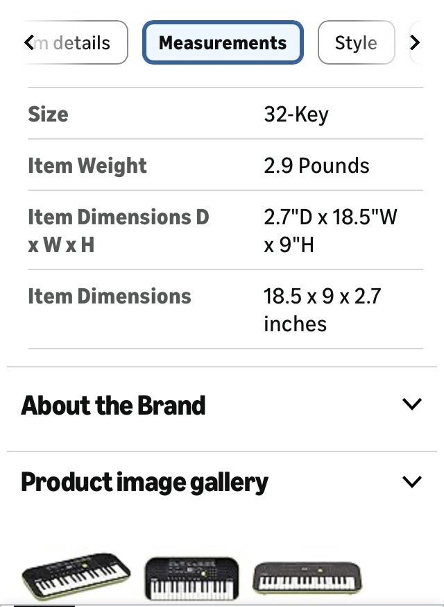 NEW OOB Casio SA-46 32-Key Mini Electronic Keyboard Black & Green + Batteries