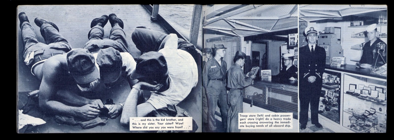 USS GENERAL WILLIAM A. MANN T-AP 112- 1952 the SHIP I SAILED ON booklet MAP -