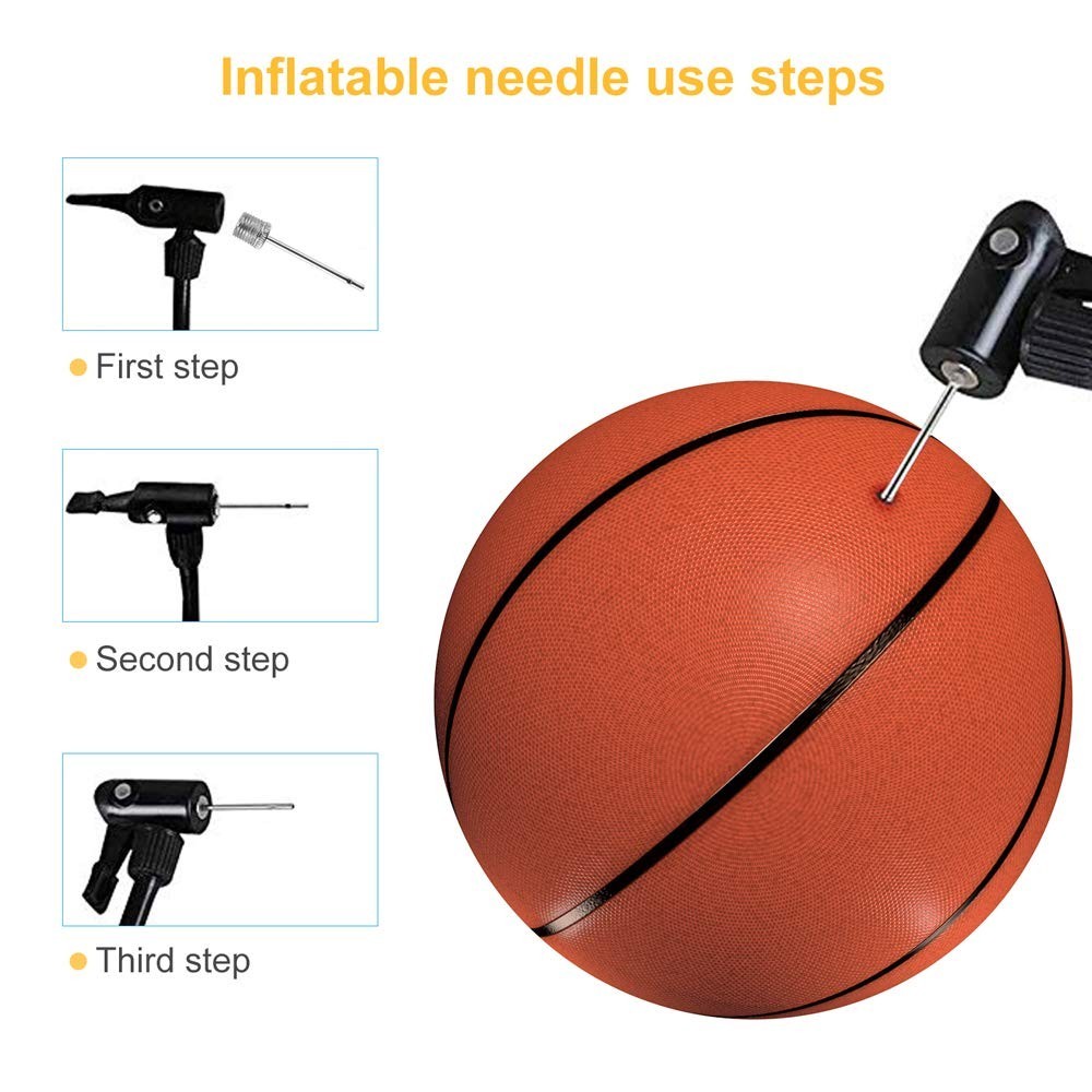 homepa 35pcs Air Pump Needle Air Inflation Needle for Basketball Soccer Ball
