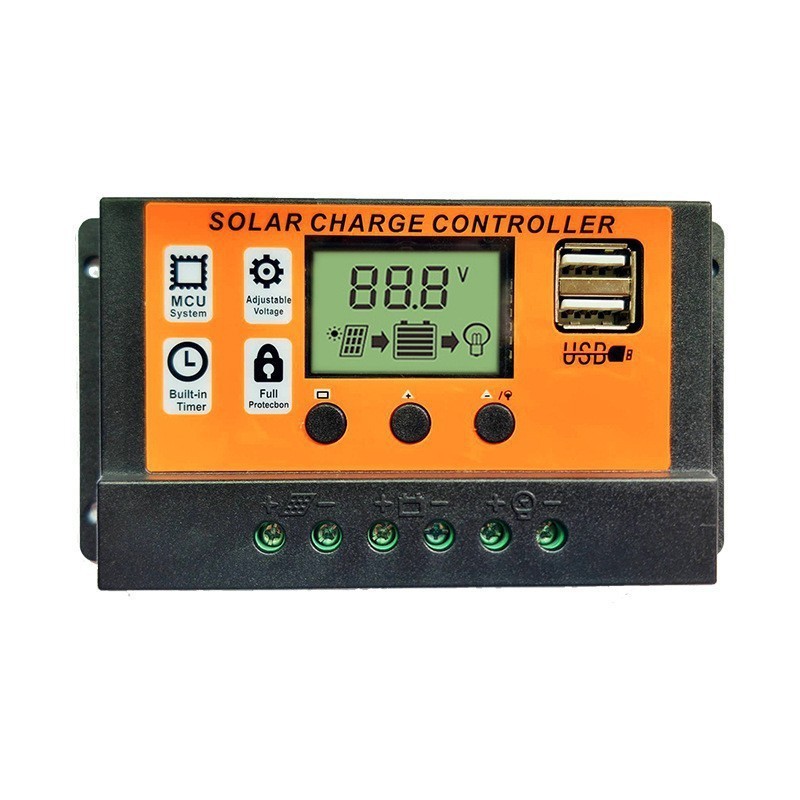 100A Solar Panel Regulator Charge Controller Auto Focus Tracking 12/24V US