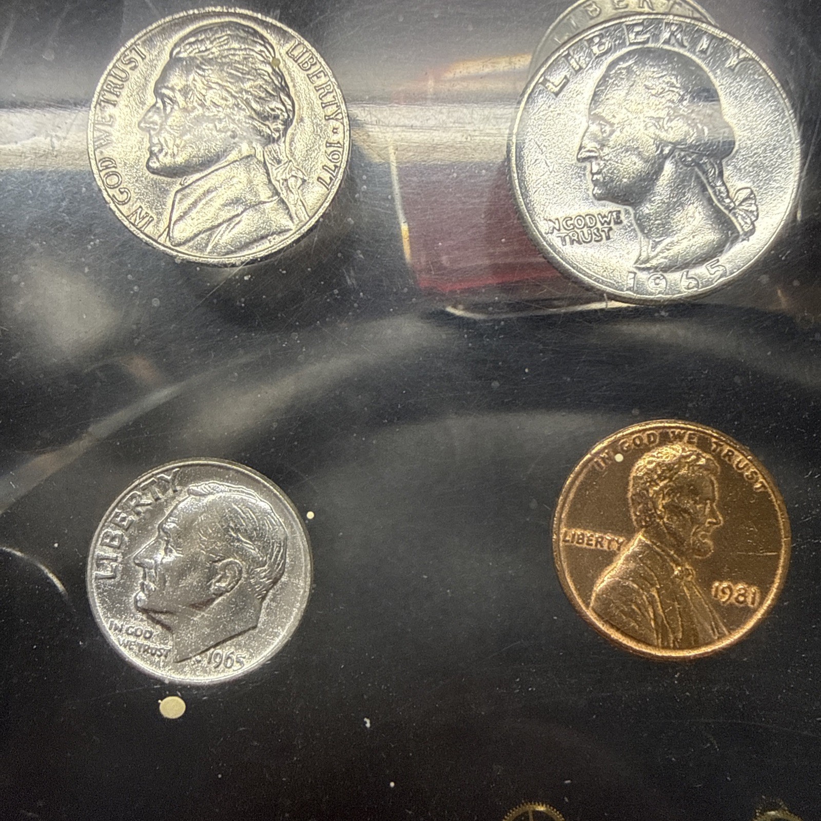 Lucite Las Vegas Toilet Seat Watch Gears U.S. Coins 1965-1981 Time Is Money