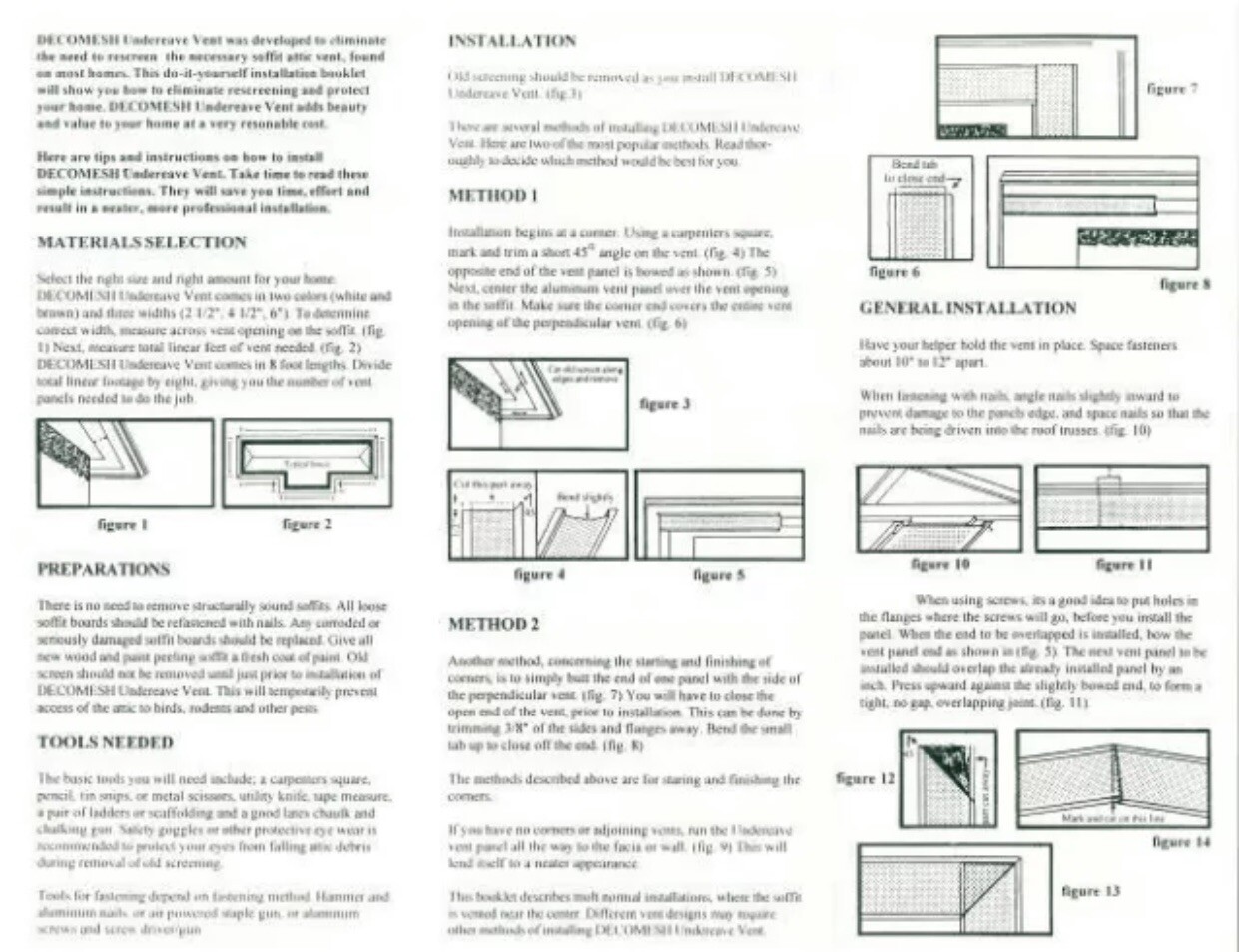 Decomesh 6” Brown Aluminum Undereave Vent