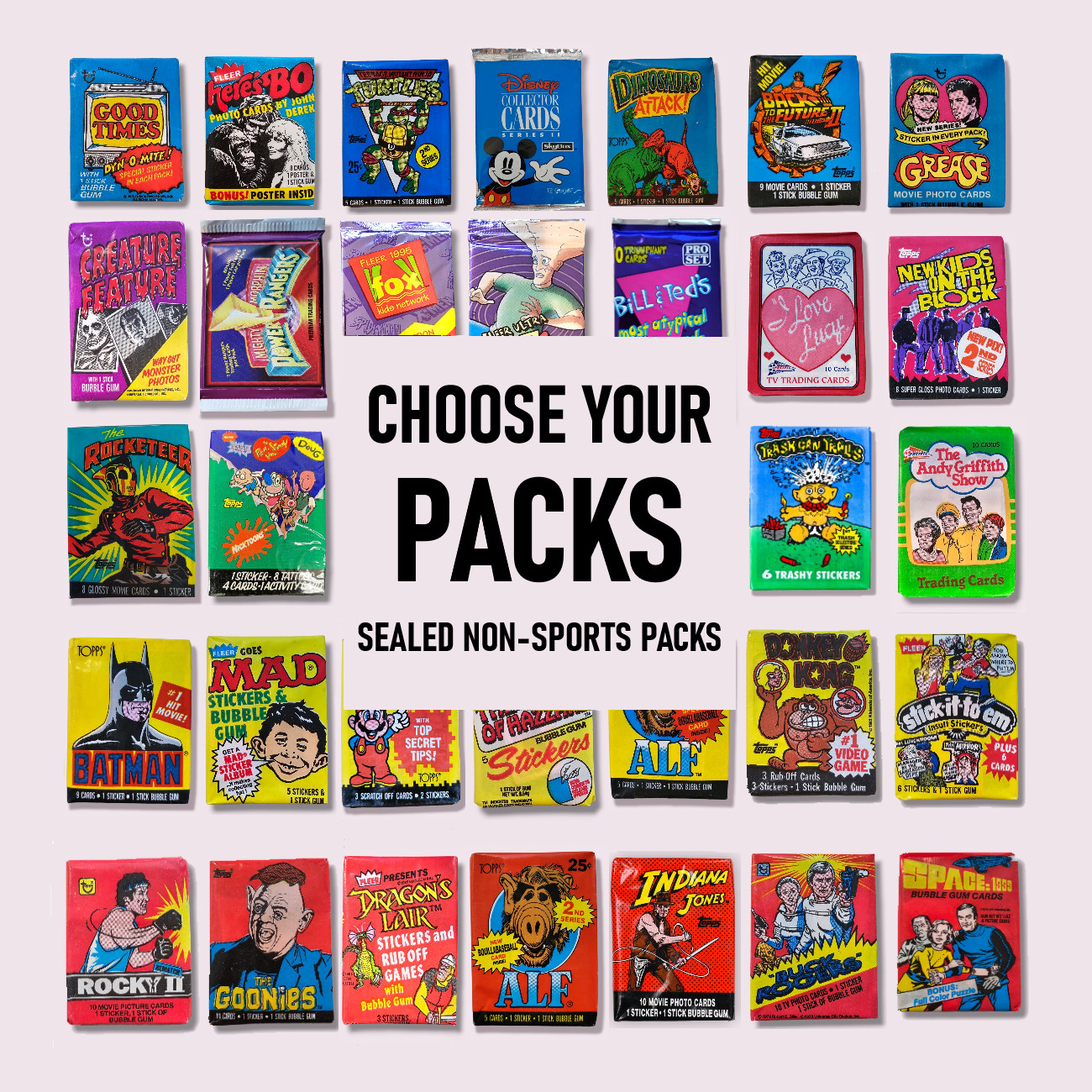 Sealed Non-Sport Trading Card Packs - You Pick Movie Pop Culture TV Horror Lot