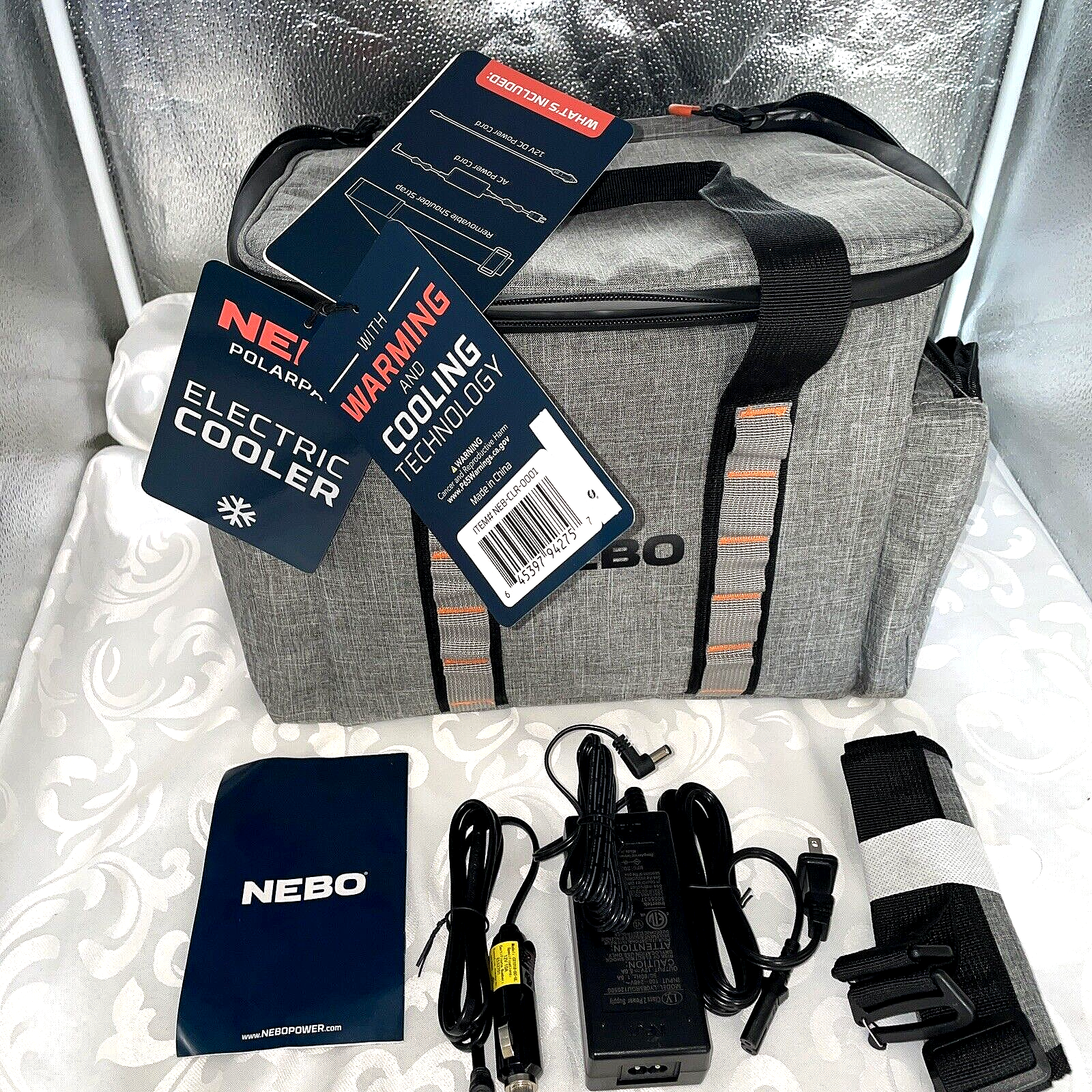 NEBO POLAR PAK HYBRID ELECTRIC COOLER / WARMER - NEW - 3 AVAIL
