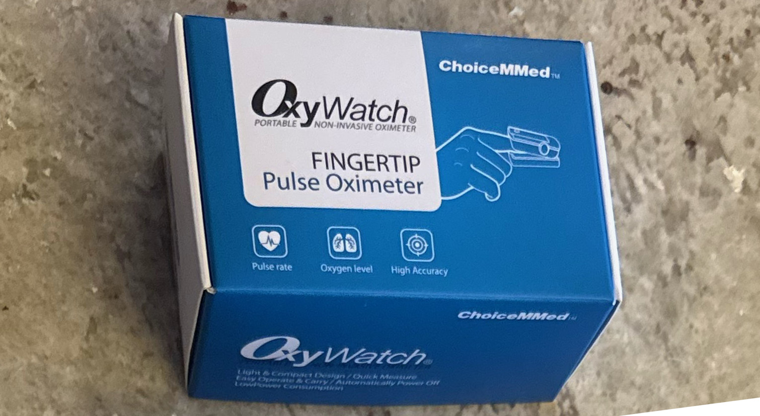 NEW ChoiceMMed Fingertip Pulse Oximeter Bluetooth (MD300C208)