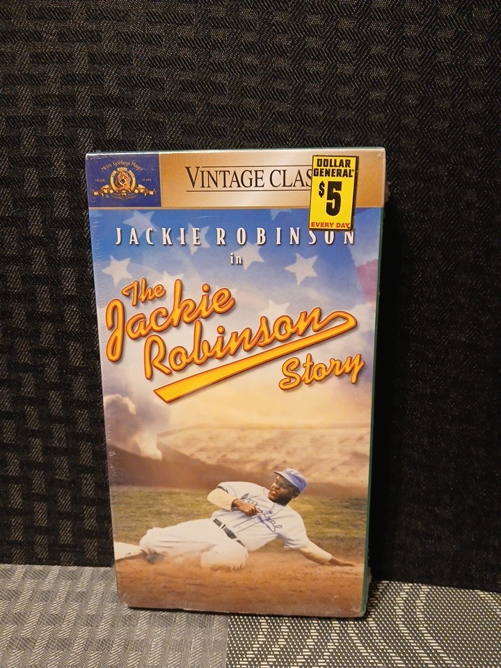 JACKIE ROBINSON in VINTAGE CLASSICS Jackie Robinson Story VHS