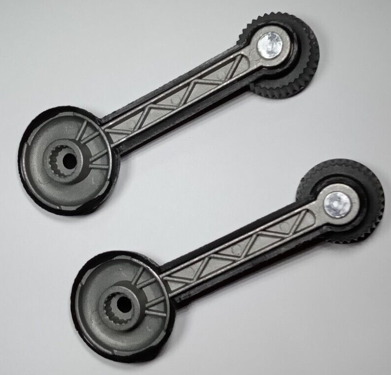 WINDOW WINDER CRANKS HANDLES SET OF 2 VOLKSWAGEN T1 BUG BEETLE 1968-1974