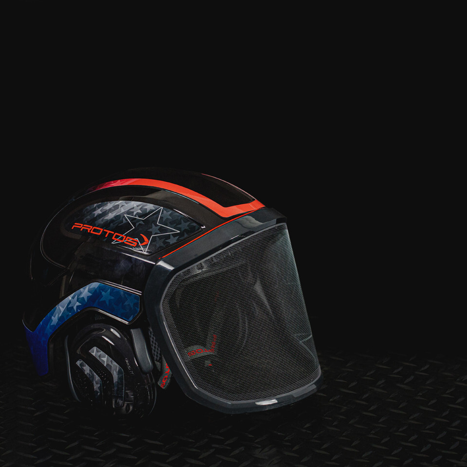 PROTOS STARS & STRIPES Pfanner Protos Integral Arborist Helmet Tree Climbing