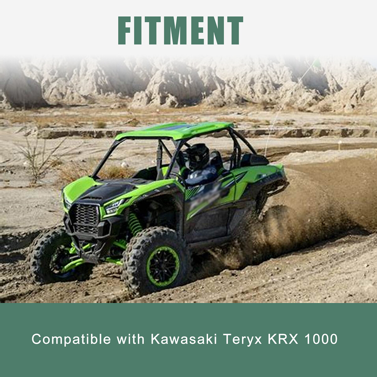 Rock Sliders Side Nerf Bars 2 Door for 20-24 Kawasaki Teryx KRX 1000 #99994-1314