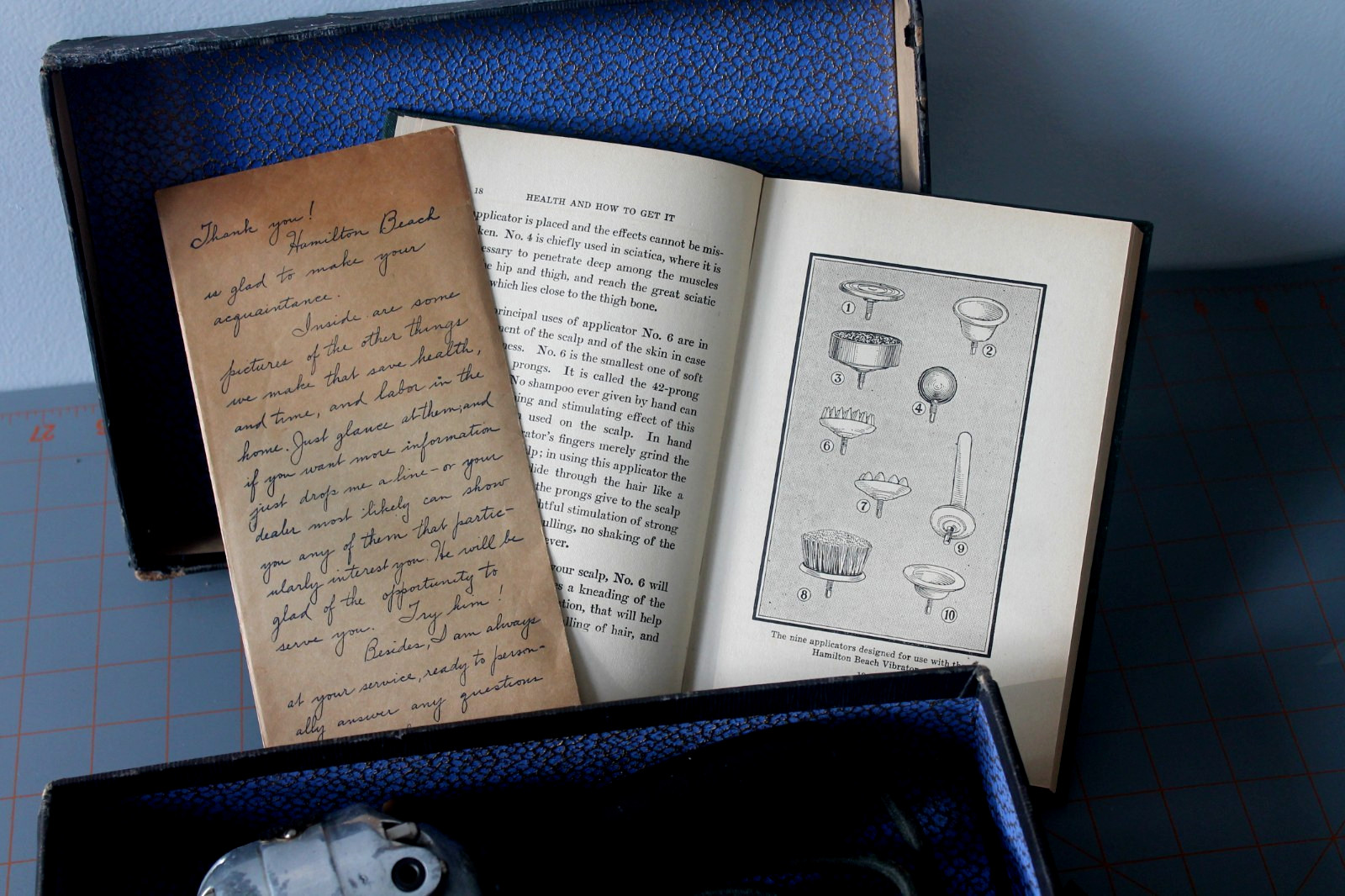 Antic Hamilton Beach Vibrator Machine 1902