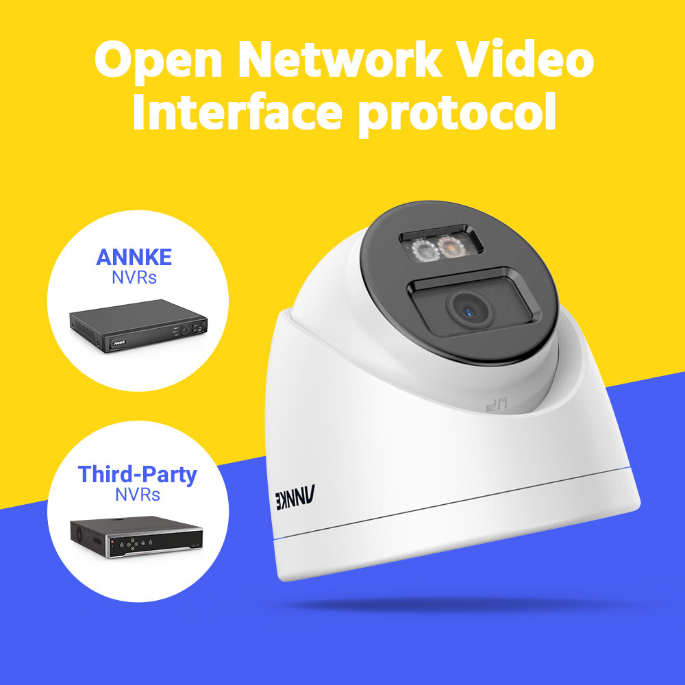 ANNKE 4K POE Security IP Camera Audio AC800 Outdoor Color Night Human Detection